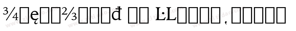 IowanOldSt BT Roman字体转换